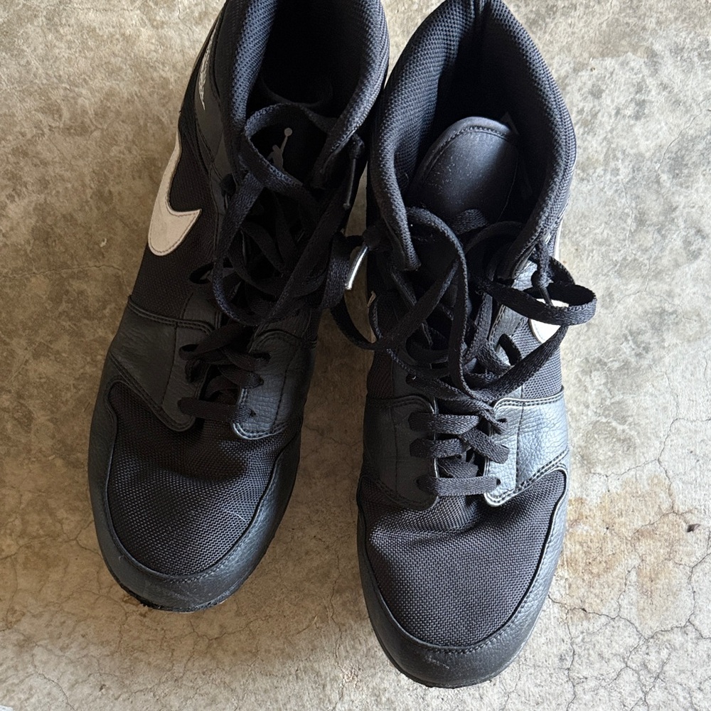 Nike Air Jordan Black and White cleats